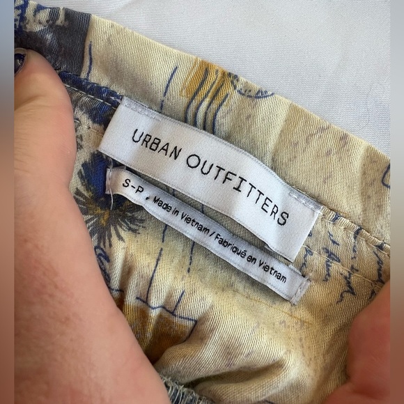 Urban Outfitters Blue Valentina Travel Soft Bustier Crop Top - Picture 7 of 16